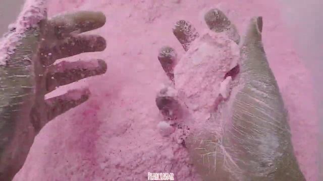 21 BLOCKS WHITE + PINK GYM CHALK CRUMBLE-ASMR