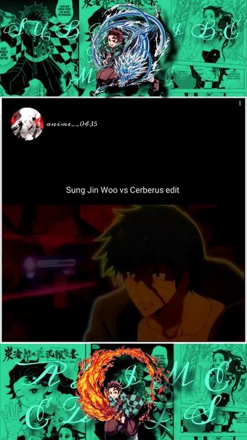 "Epic Showdown: Sung Jin Woo vs. Cerberus Edit! 🐾 #shorts #anime #animeedit #sololeveling