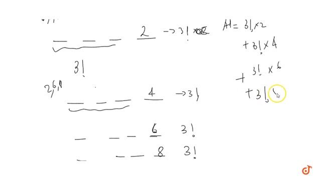The sum of all four-digit numbers that can be
  formed by using the digits 2, 4, 6, 8 (when re...