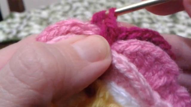 Flor Degradê (13 - Padrão da última carreira de pétalas)