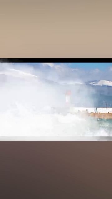 Февральский утро, бодрит. Новороссийск