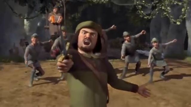 Фиона гасит разбойников (Shrek)