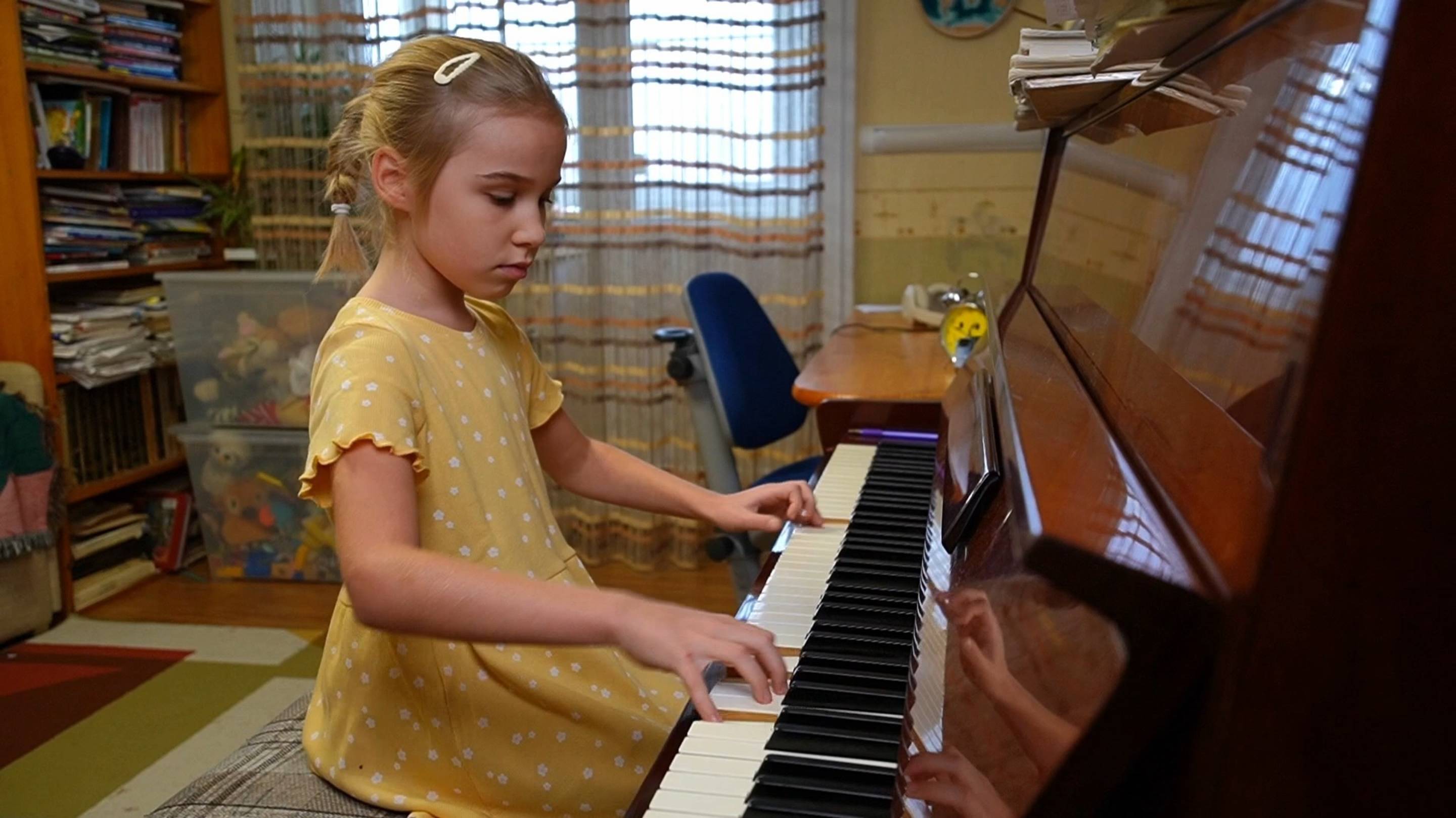 Ярослава, 7 лет. А.Лешгорн, Этюд
