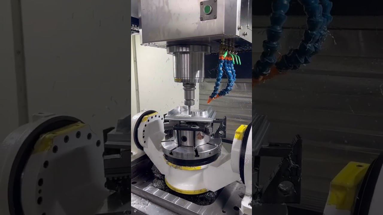 Станки с ЧПУ 3+2 оси. Наклонно-поворотный стол в наличии на складе. #cnc #machine #станки #станкичпу