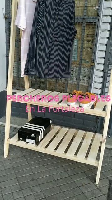 percheros plegables de madera de pino rosario, percheros plegables de pino precios en rosario