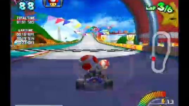 Mario Kart Arcade GP - Mario Highway Time Trial - 02'00"565