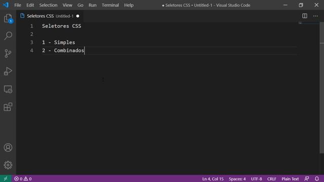 Frontend - Entendo o HTML com o CSS - 0412 - Seletores CSS