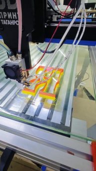 автоматический процесс смены цвета 3д принтера МАСТЕР 80