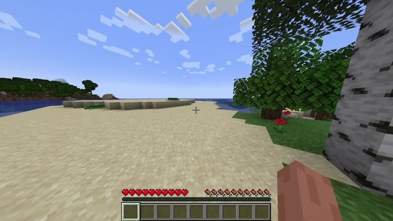 Ванильное выживание на полной сложности в Minecraft