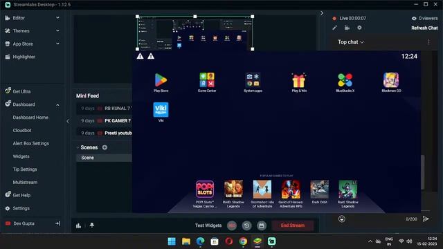 BLOCKMAN GO  bedwars gameplay in pc improoved