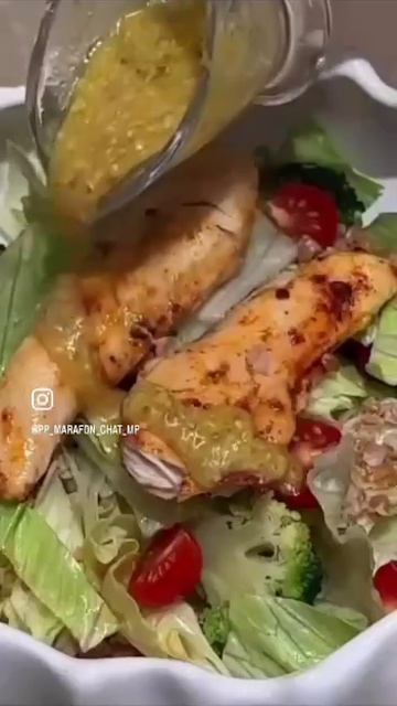 Салат с курицей на обед🥗