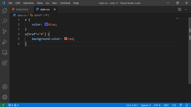 Frontend - Entendo o HTML com o CSS - 0417 - Seletores CSS Seletores de atributos