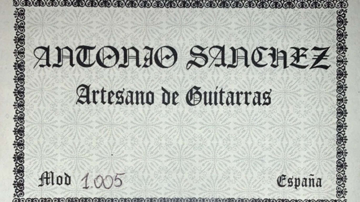 Гитара Antonio Sanchez 1005 - Баллада о Елене Прекрасной В.Козлов