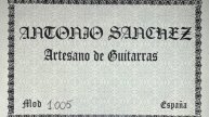 Гитара Antonio Sanchez 1005 - Баллада о Елене Прекрасной В.Козлов