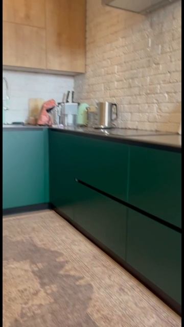 Красим кухонные фасады 💚