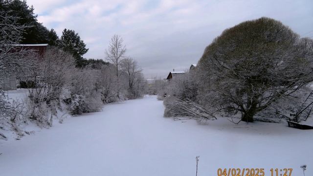 Просто Прогулка ! 4 февраля 2025 год. - 2 мороза. г Рыбинск.