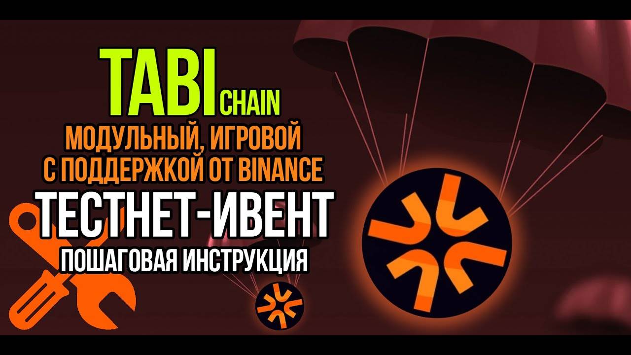 Тестнет TABI chain - игровой, модульный, с поддержкой от Binance. Подробная инструкция по выполнению