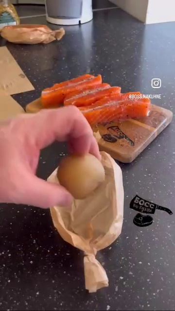 Форель с картофелем в духовке 🐟