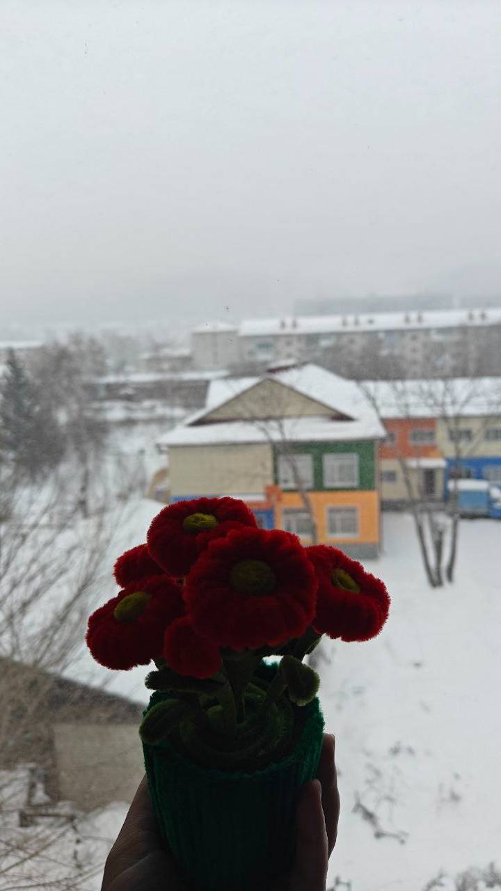 Цветы из синельной проволоки