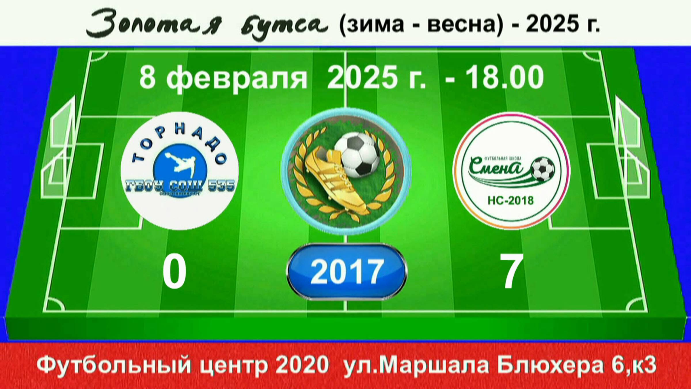 8 февраля - 18.00. Торнадо - Смена НС (18), 2017 гр. Демо версия.