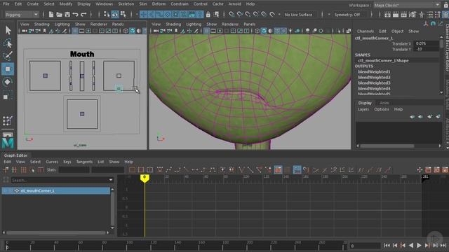 37 - Continuing to Edit Driven Key Curves to Correct Channel-combinations