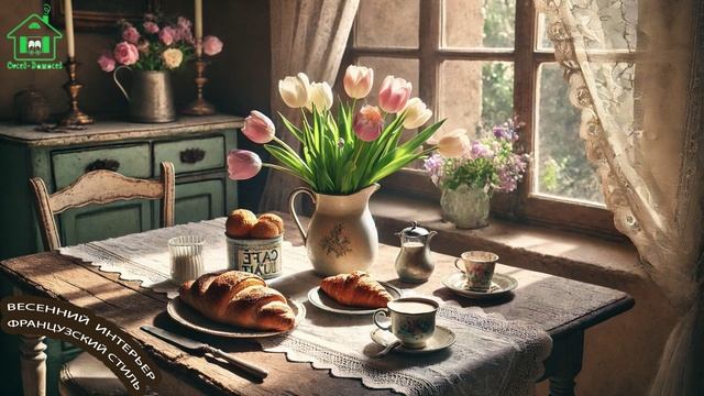 Французский стиль интерьера с нотками весны (9) фото для вдохновения