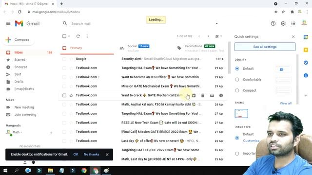 How to Move Your Emails and Contacts from One Gmail Account to another | in Hindi