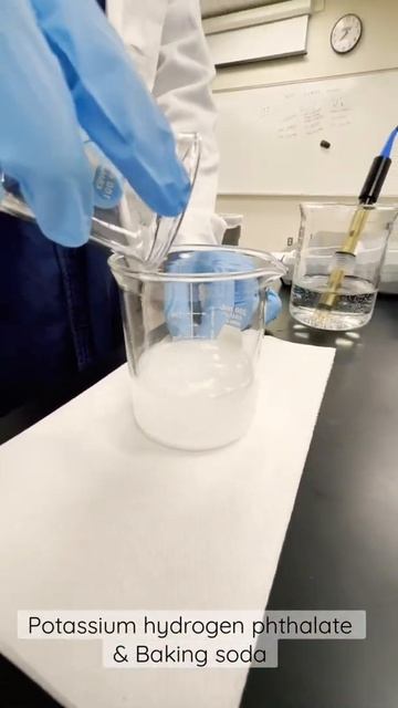 Potassium Hydrogen Phthalate and Baking soda mixed together