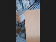 Округляю углы для крышек табурет