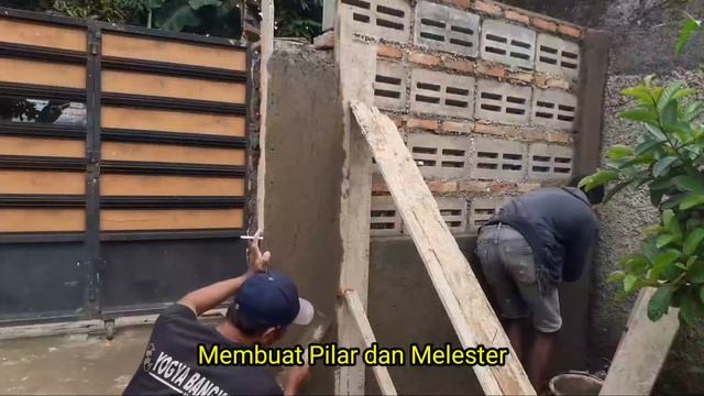Cara Pasang Roster | Dinding Tembok Pagar