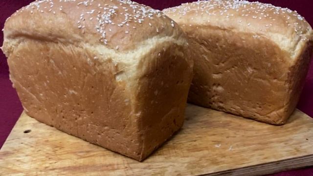 Хлеб домашний с кунжутом🇺🇸 Homemade bread with sesame seeds