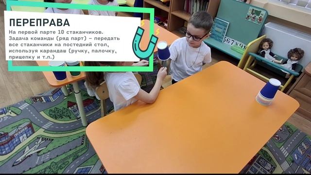 НейроИгра "Переправа" (игры со стаканчиками)