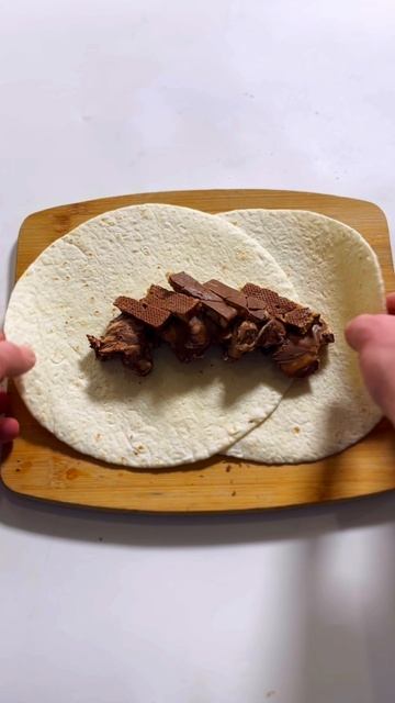 МЕГА СЛАДКАЯ ШАУРМА  #food #рецепты #еда #рекомендации #тренды