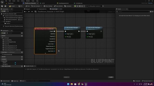 2.3. Add Look input into the Character