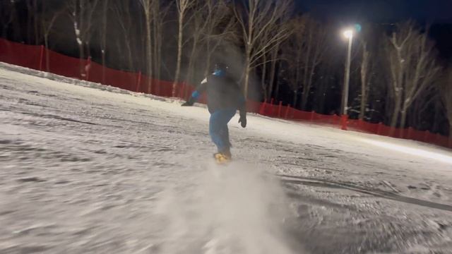 ГЛК Хехцир. Февраль 2025. Carving на gs snowboard