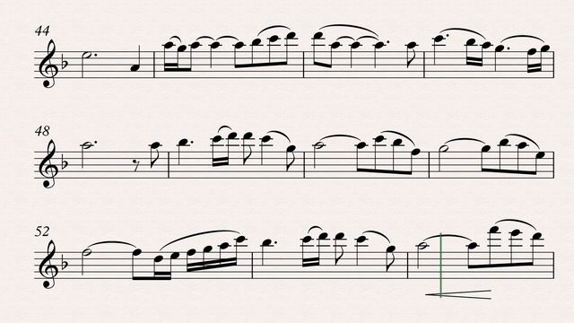 Waignein Jazz from 5 to 8 видео минусовка и ноты для саксофона альта быстрые темпы_720p
