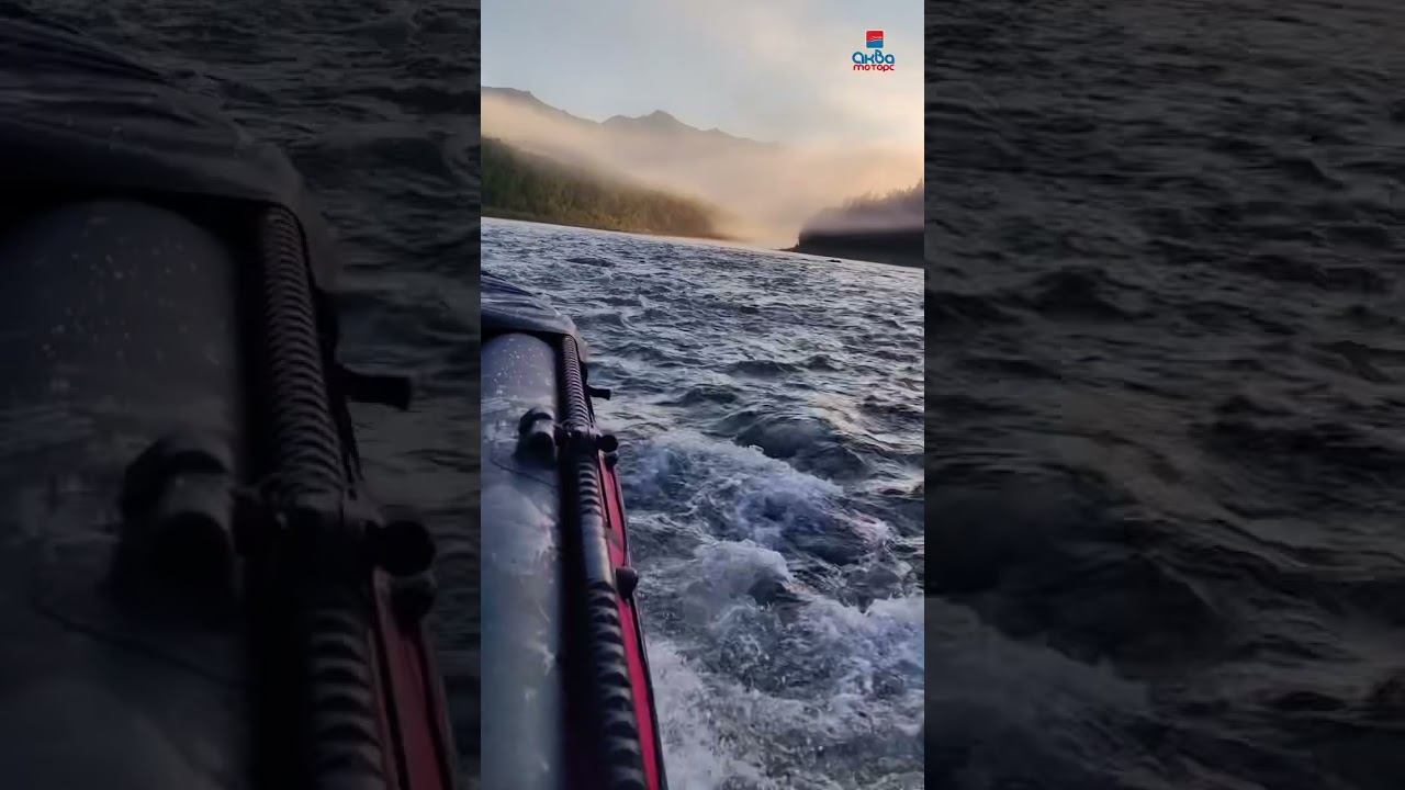 На водомете по реке Китой  Природа красивая  #аквамоторс
