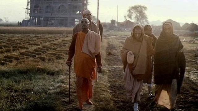 Утренняя прогулка Шрилы Прабхупады 10.02.1975, Лос-Анжелес