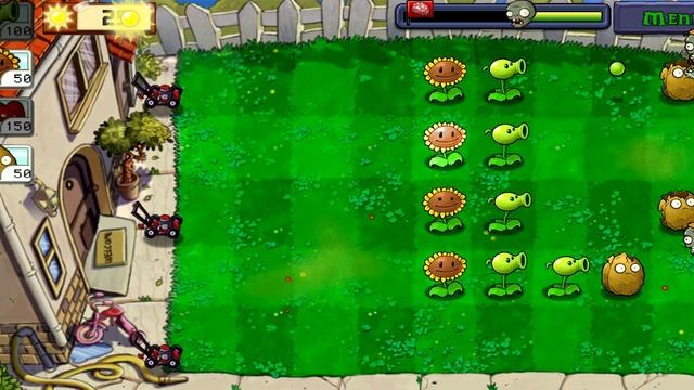 Plants vs. Zombies без 4 клеток