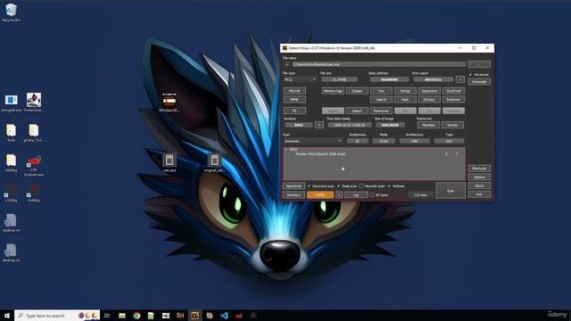 12. Packers and unpacking methods 6. Lab Winupack 1  packing, fix disassembly in x32dbg