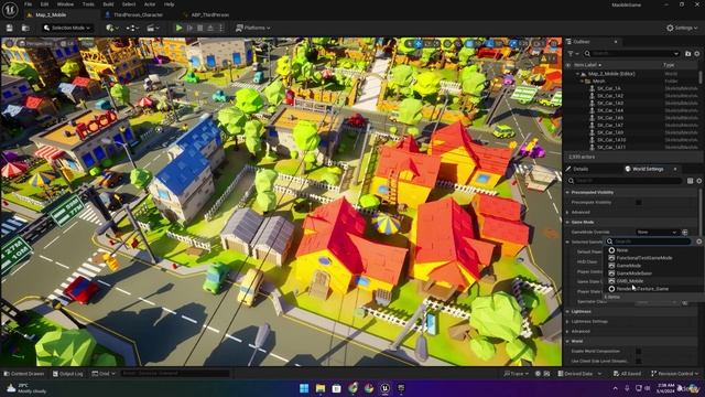 4.1. Add Low Poly Town Into Projects