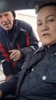 На заправке