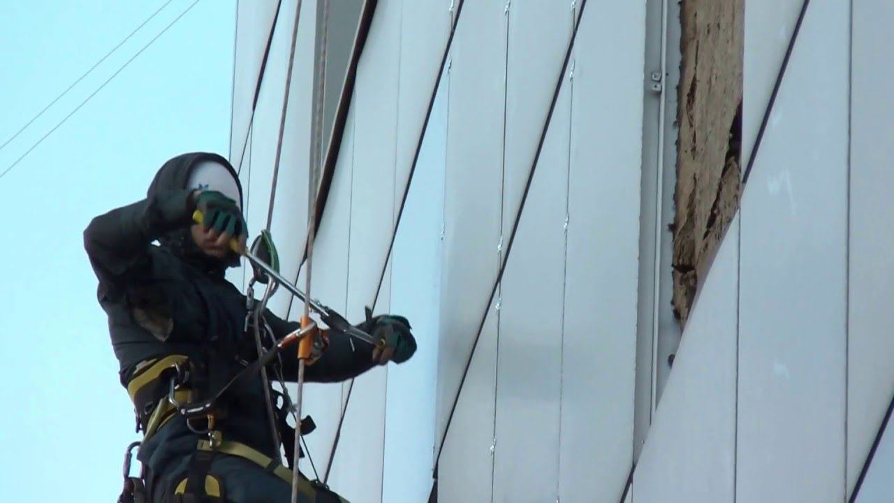 Ремонт, укрепление вентилируемого фасада.