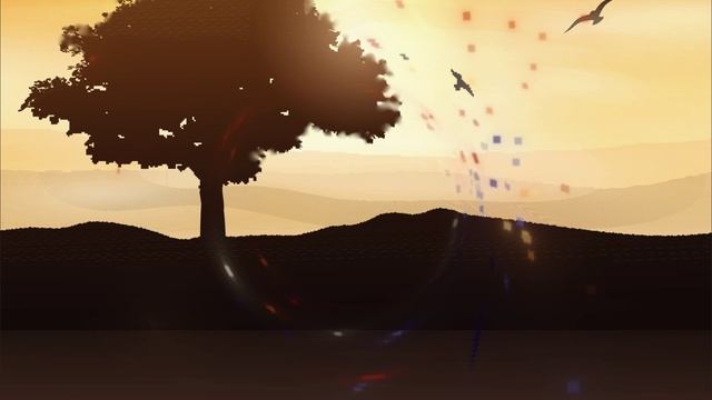 After Effects цифровой пиксель логотипа