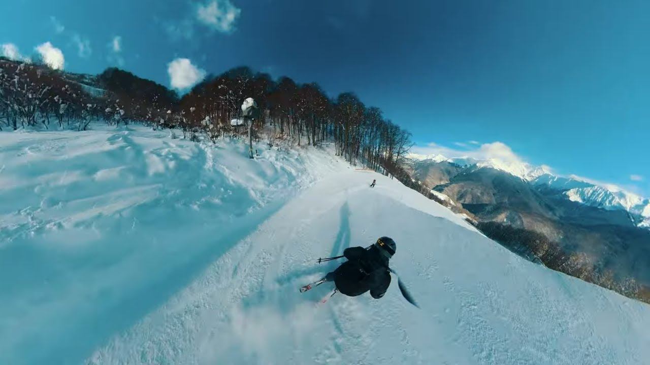 #insta360 Roza Khutor Ski 2023 / Insta360 one R / Красная Поляна