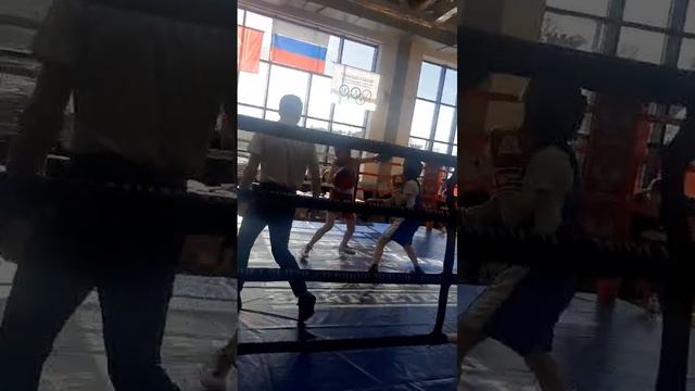 Милана Махонина второй бой синей угол