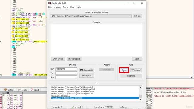 12. Packers and unpacking methods 7. Lab Winupack 2 Find OEP via tracing, dump and fix imports