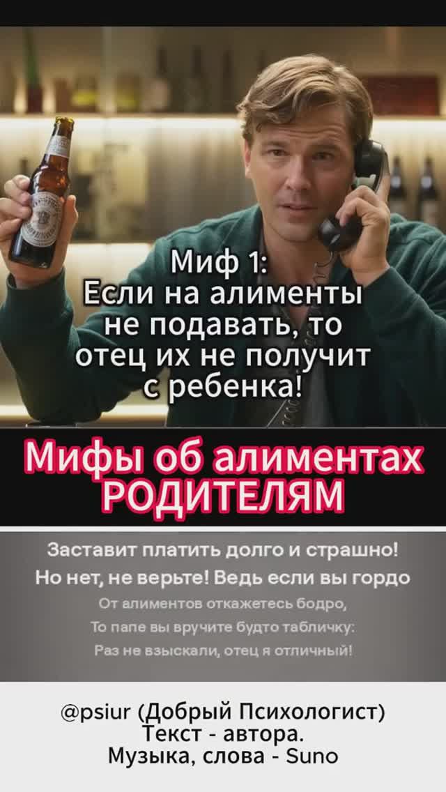 Мифы об алиментах родителям в... песне!