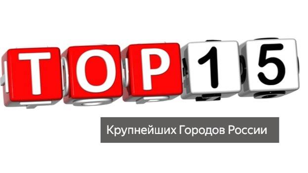 Топ - 15 Крупнейших Городов России