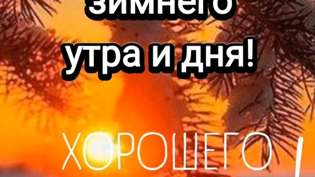 ❄️ С добрым зимним утром!